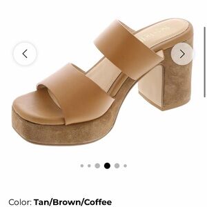 Stylish Tan and Brown Women's Sandals